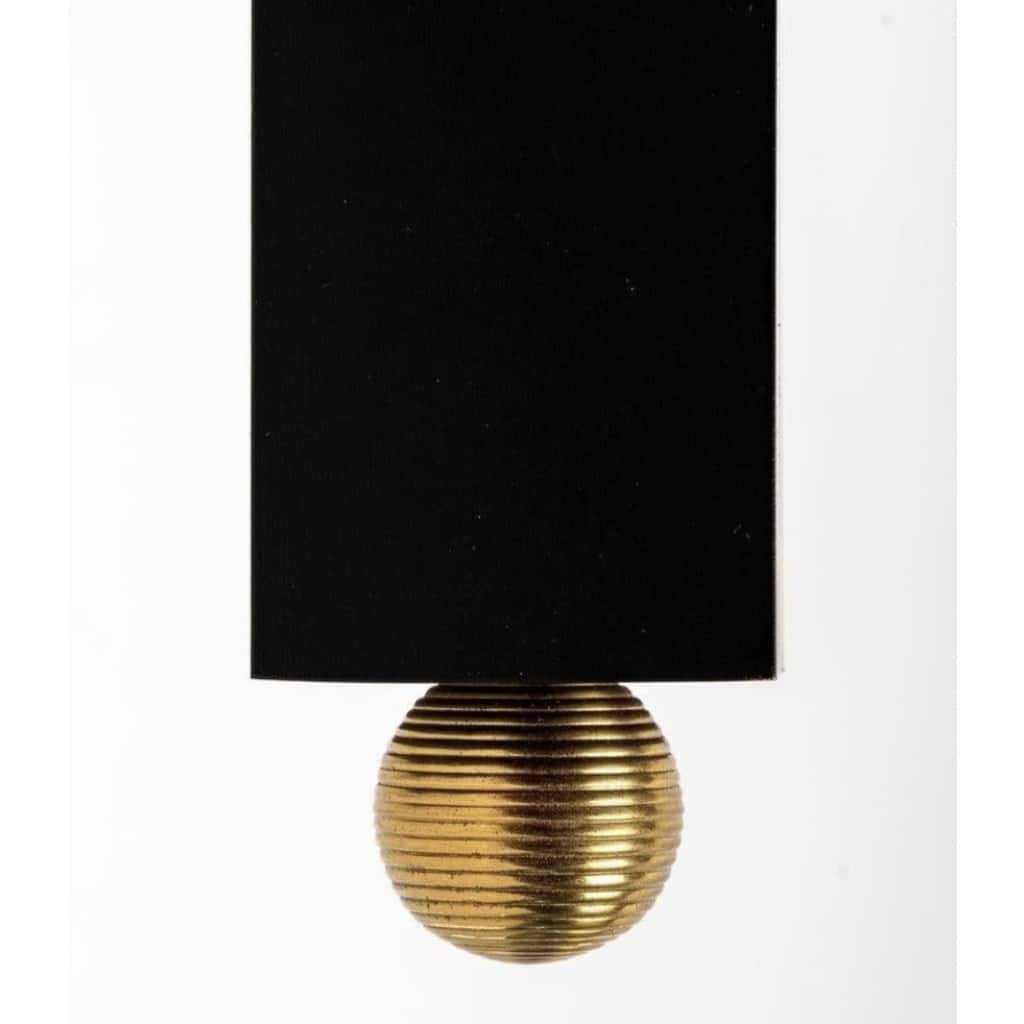 1940 Paire d’appliques murales en bronze par Marcel Guillemard | Biron 