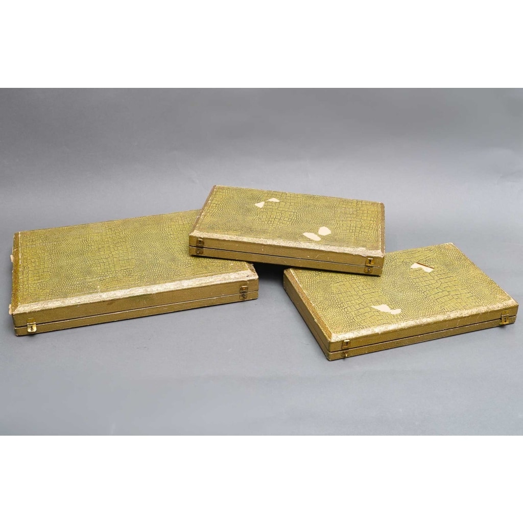 Service de coutellerie de 36 couteaux en coffret d’origine ART DECO | Biron 