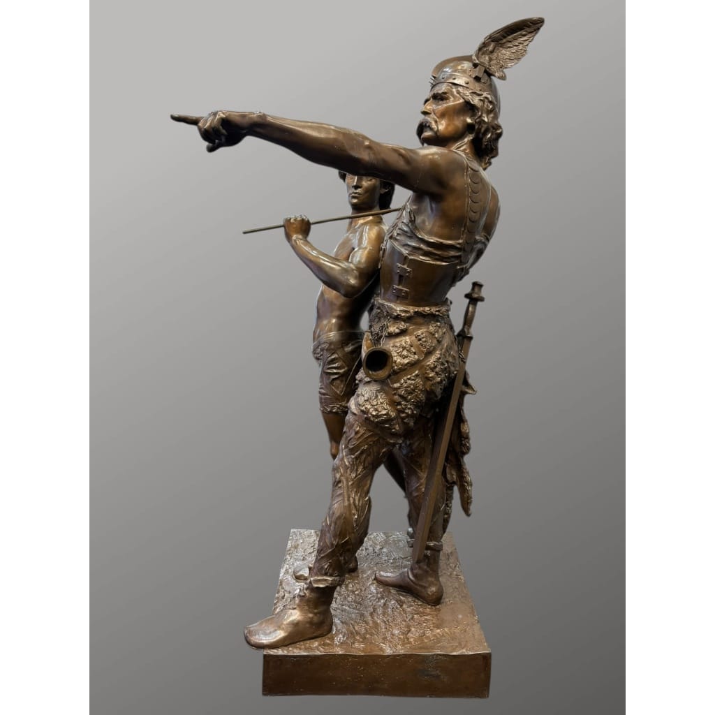 Sculpture – Pro Patria , Émile – Louis Laporte (1858-1907) – Bronze | Biron 