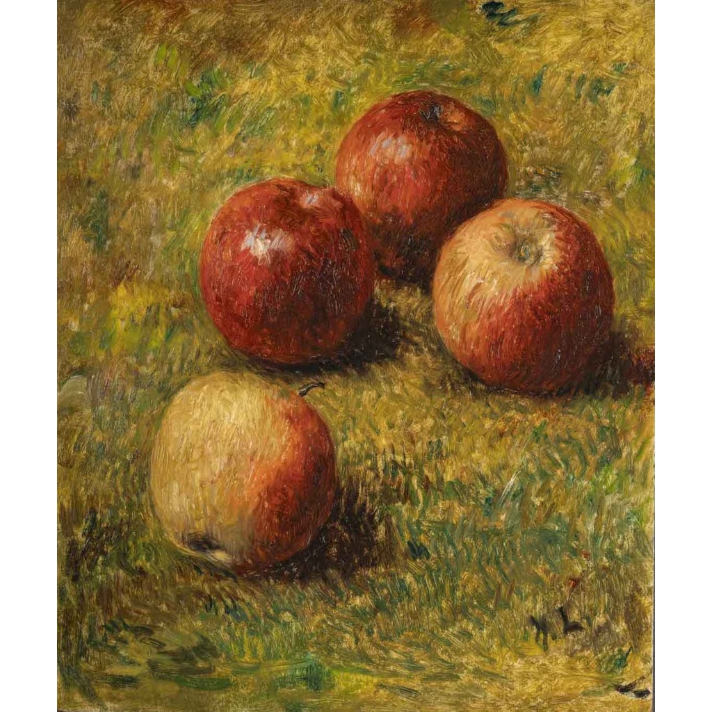 Henry LEROLLE (1848 – 1929) Nature morte aux pommes | Biron Henri Lerolle (1848-1929) Les pommes