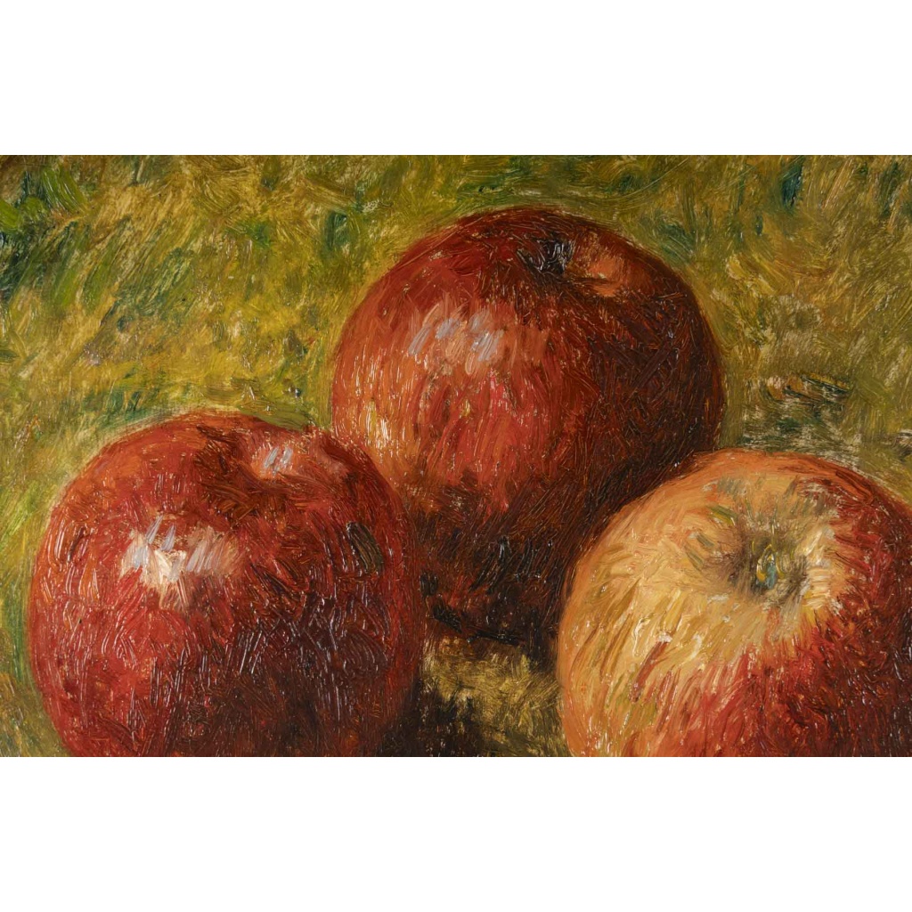 Henry LEROLLE (1848 – 1929) Nature morte aux pommes | Biron Henri Lerolle (1848-1929) Les pommes 2