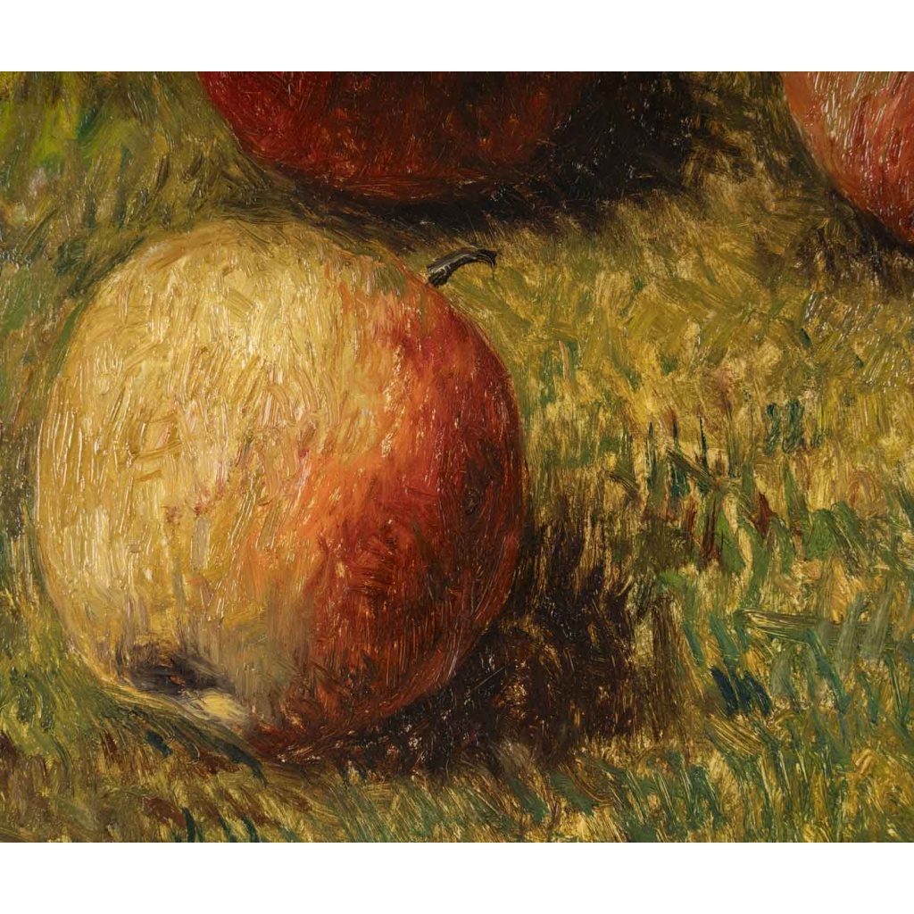 Henry LEROLLE (1848 – 1929) Nature morte aux pommes | Biron Henri Lerolle (1848-1929) Les pommes 4