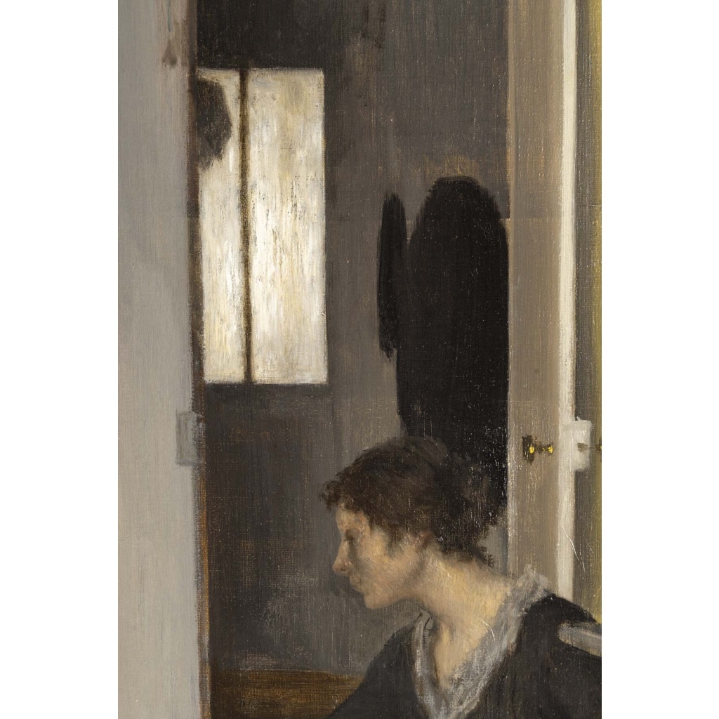 Henry LEROLLE (1848 – 1929) Mme Lerolle dans son intérieur | Biron Henry LEROLLE (1848 – 1929) Mme Lerolle dans son intérieur 2
