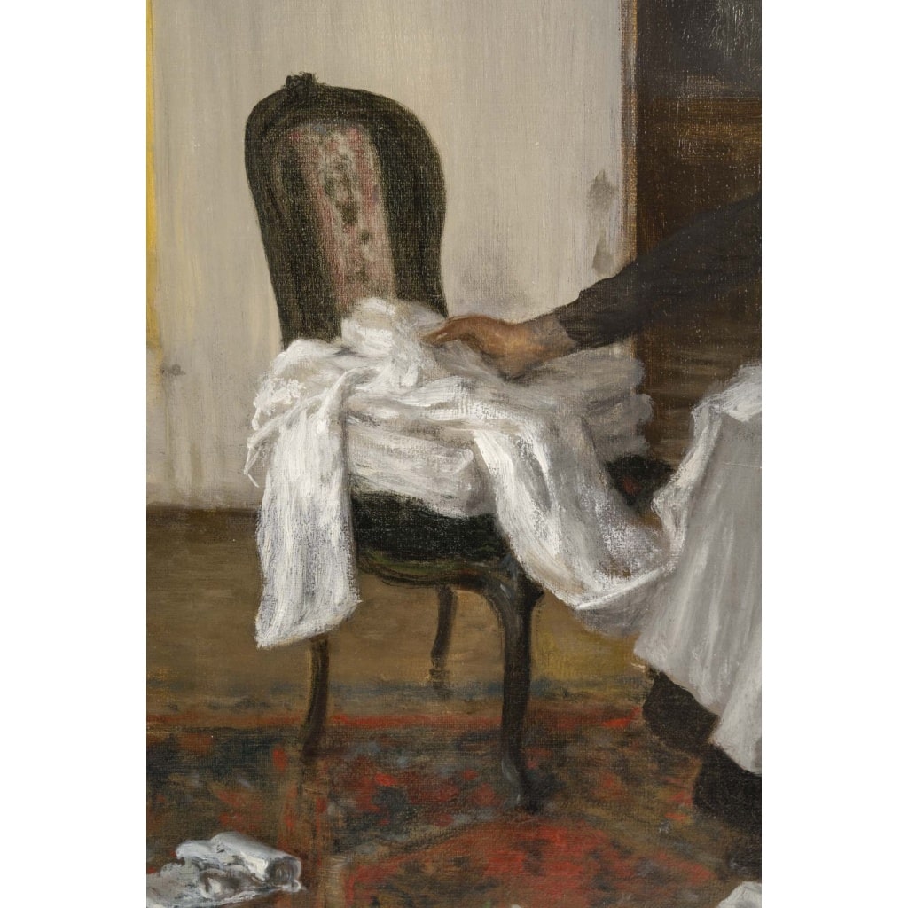 Henry LEROLLE (1848 – 1929) Mme Lerolle dans son intérieur | Biron Henry LEROLLE (1848 – 1929) Mme Lerolle dans son intérieur 3