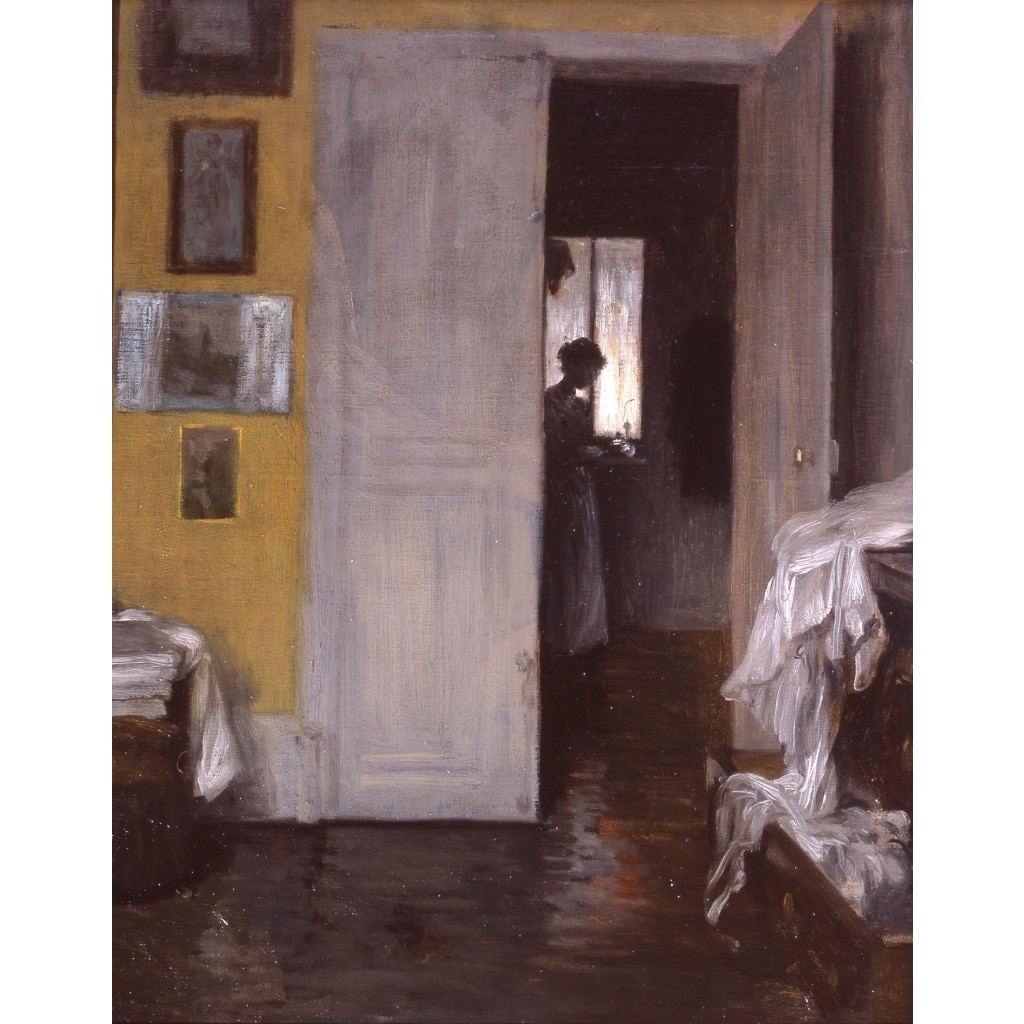 Henry LEROLLE (1848 – 1929) Mme Lerolle dans son intérieur | Biron Henry Lerolle, Intérieur, PPP5021, donation Jean-Marie Rouart