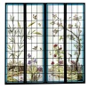 Vitrail vitraux scène lacustre signés L. Collinet (H195cm L192cm) | Biron 