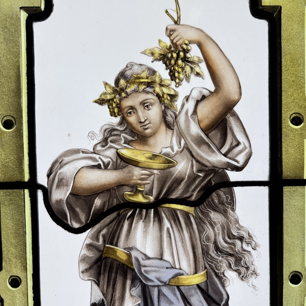 Vitraux les 4 saisons (H167cm L200cm) | Biron 