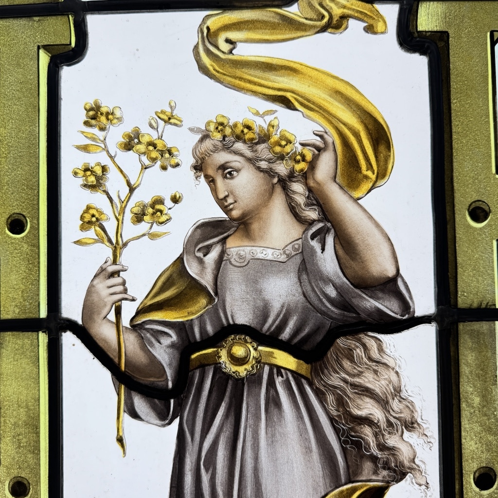 Vitraux les 4 saisons (H167cm L200cm) | Biron 