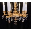 Lustre en bronze ciselé et doré aux Attributs Révolutionnaire XIXème siècle | Biron 