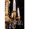 Lustre en bronze ciselé et doré aux Attributs Révolutionnaire XIXème siècle | Biron 