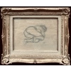 MAILLOL Aristide Nu allongé Fusain sur papier signé certificat d’authenticité | Biron 