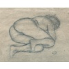 MAILLOL Aristide Nu allongé Fusain sur papier signé certificat d’authenticité | Biron 