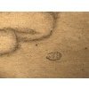 MAILLOL Aristide Nu allongé Fusain sur papier signé certificat d’authenticité | Biron 