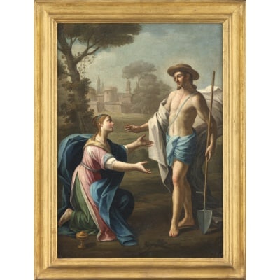 Noli me tangere – Ecole romaine vers 1700 attribué à Carlo Maratta