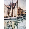 OTHON FRIESZ Emile Les voiles au port de Toulon en 1929 Huile sur toile signée et datée Certificat d’authenticité | Biron 