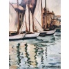 OTHON FRIESZ Emile Les voiles au port de Toulon en 1929 Huile sur toile signée et datée Certificat d’authenticité | Biron 