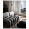 Paire de fauteuils contemporain – couleur taupe – tissu résistant au soleil – design milieu XXIème siècle. | Biron 