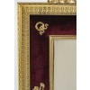 Cadre en bronze doré et velours bordeaux – Napoléon III, XIXe siècle | Biron 