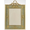 Cadre en bronze doré et tissu vert – Napoléon III, XIXe siècle | Biron 