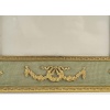 Cadre en bronze doré et tissu vert – Napoléon III, XIXe siècle | Biron 