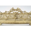 Coupe ovale en laiton doré et verre taillé – Style Louis XV | Biron 