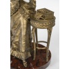 Sculpture signée Prisard – Élégante dame au coffret – XIXe siècle | Biron 