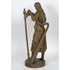 Jeune fille à la harpe – Bouret, XIXe siècle | Biron 