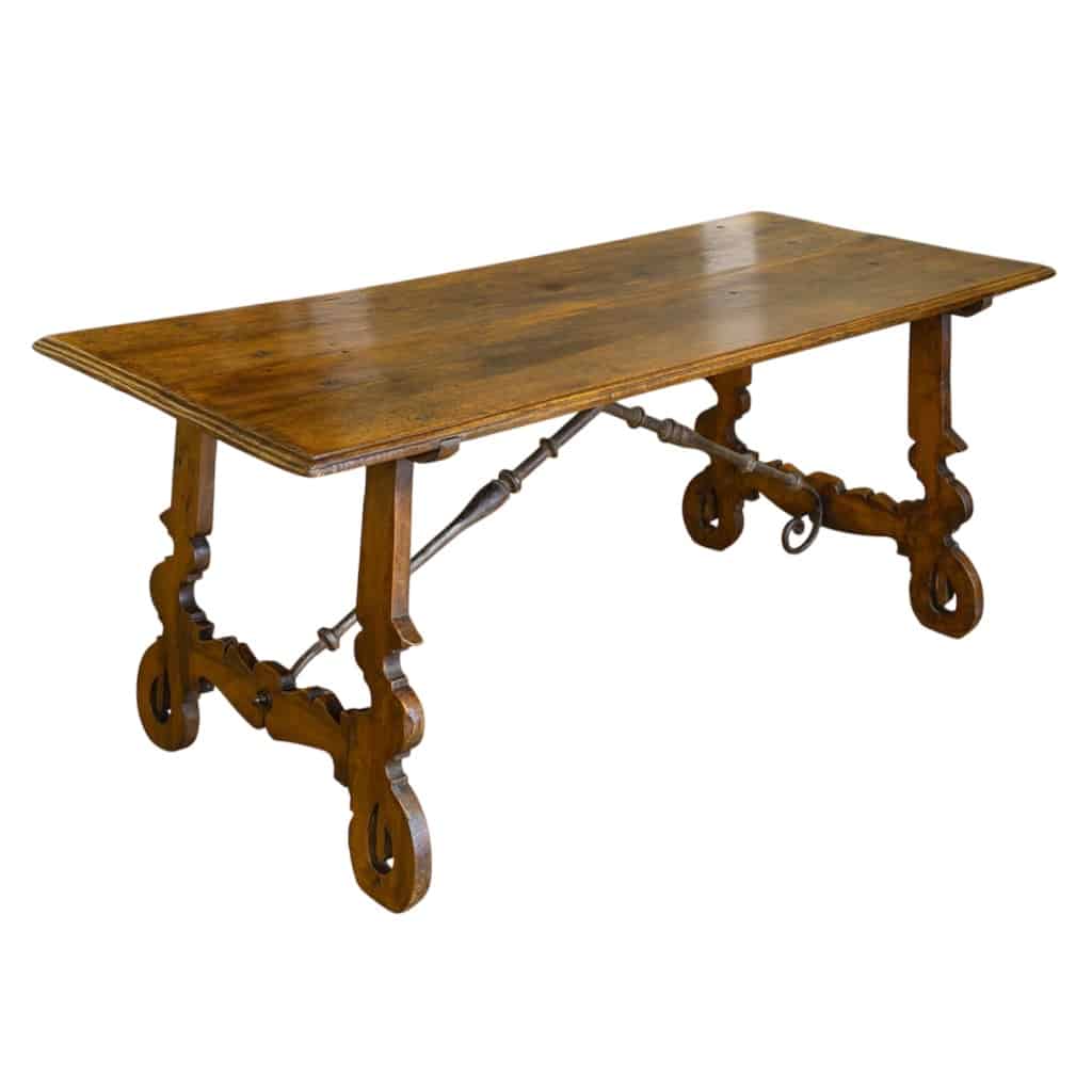 Grande table espagnole en noyer du 18ème siècle | Biron 