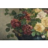 Décor floral – Huile sur toile, XIXe siècle | Biron 