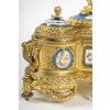 Un important coffret à bijoux en bronze doré et porcelaine, fin XIXè siècle | Biron 