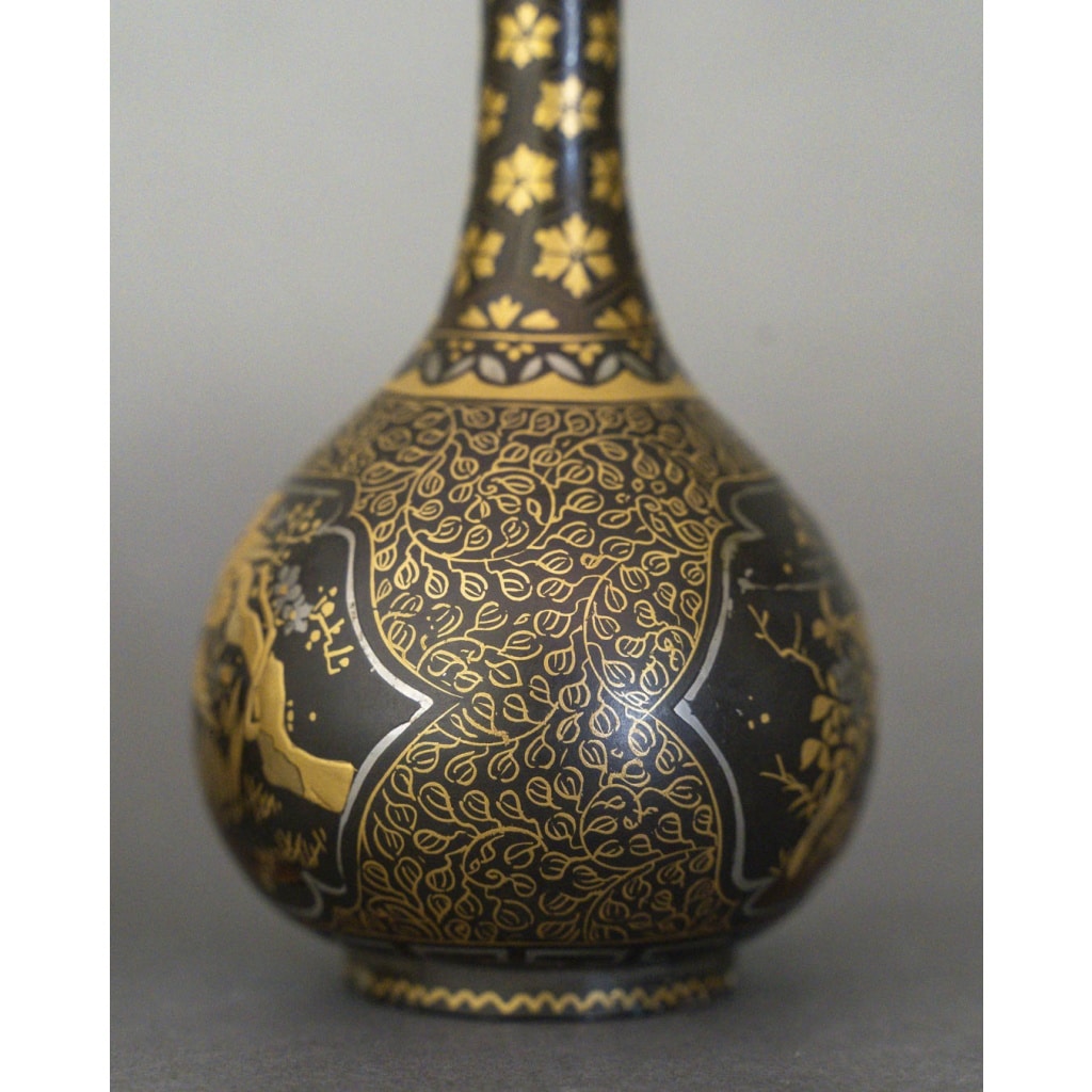Paire de vases japonais en bronze en Nuno-me-zô-gan | Biron 