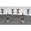 DEBAIN Paire de bouts de table en argent massif, Louis XV époque XIXe | Biron 