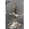DEBAIN Paire de bouts de table en argent massif, Louis XV époque XIXe | Biron 