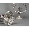 DEBAIN Paire de bouts de table en argent massif, Louis XV époque XIXe | Biron 