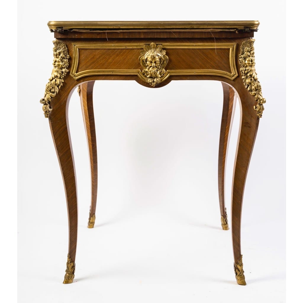 Table à jeux de Style Louis XV par Sormani Paris, circa 1880 | Biron 