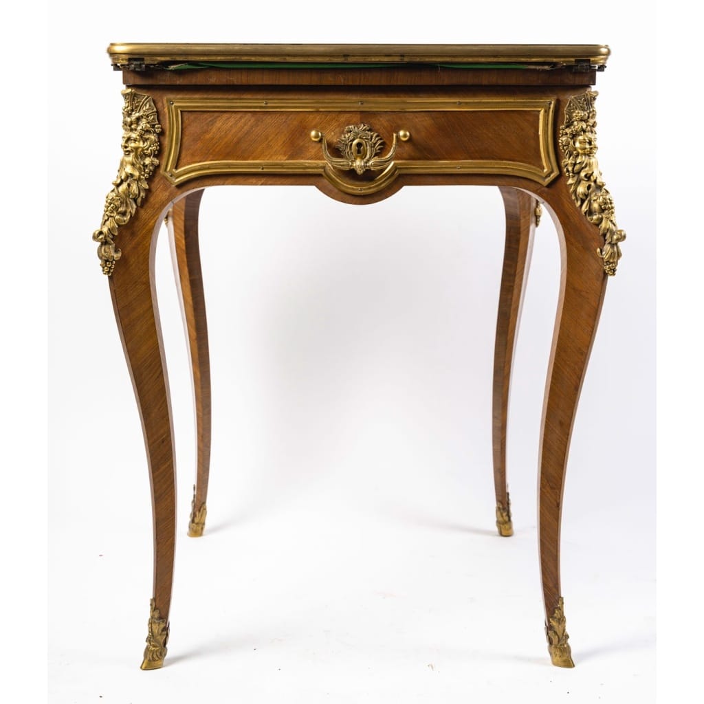 Table à jeux de Style Louis XV par Sormani Paris, circa 1880 | Biron 