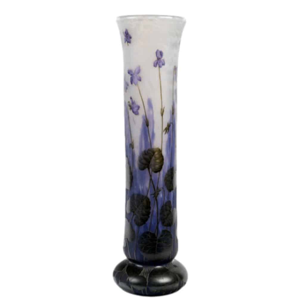 1905- Daum ,Vase « Violettes » | Biron 