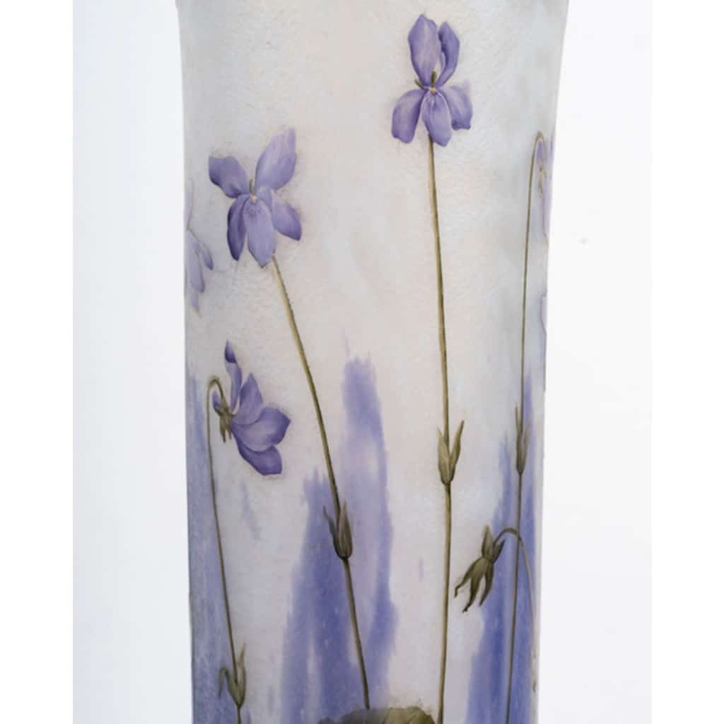 1905- Daum ,Vase « Violettes » | Biron 