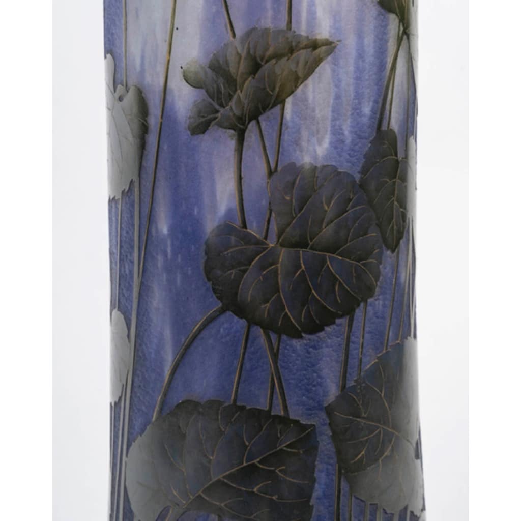1905- Daum ,Vase « Violettes » | Biron 
