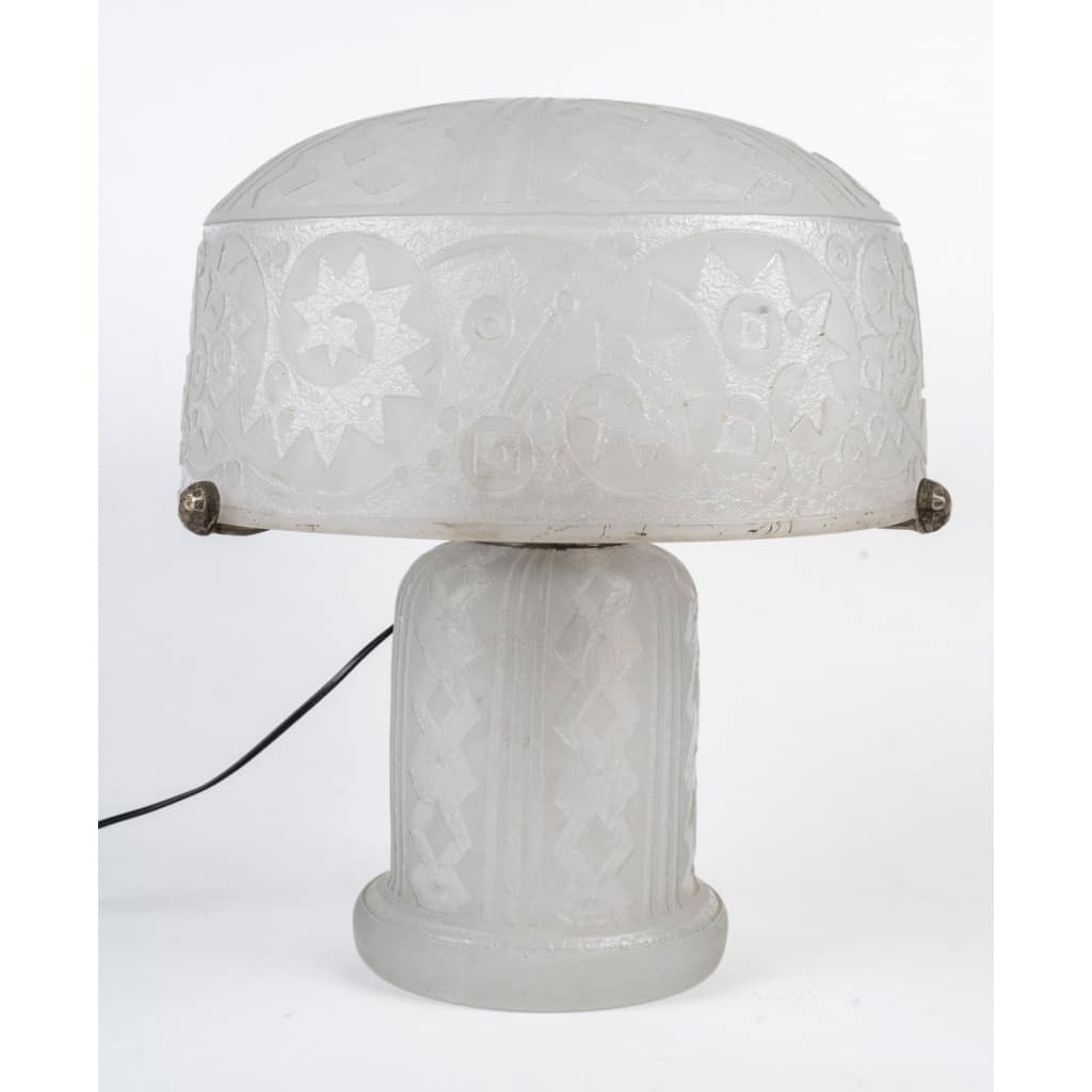 1920 -DAUM Nancy France Lampe de table | Biron 