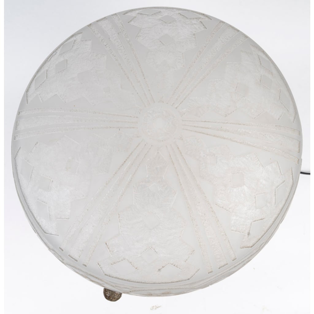 1920 -DAUM Nancy France Lampe de table | Biron 