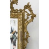 Miroir italien en bois sculpté doré d’époque XIXème siècle | Biron 