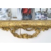 Miroir italien en bois sculpté doré d’époque XIXème siècle | Biron 