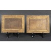 Paire d’huiles sur toiles, monogrammées CR | Biron 