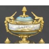 Pendule en bronze et porcelaine, Époque Napoléon III | Biron 