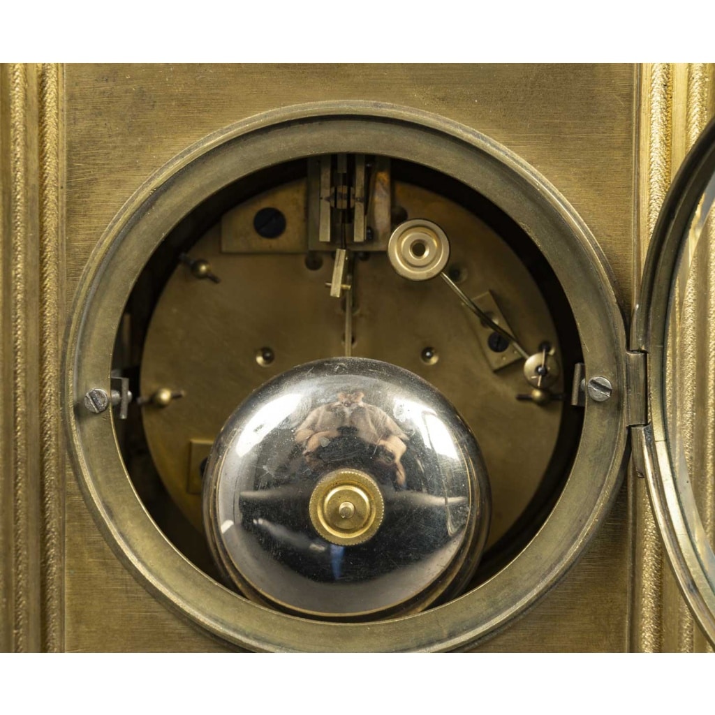 Pendule en bronze et porcelaine, Époque Napoléon III | Biron 