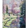 ALLUAUD Eugène Parc Victor Thuillat à Limoges Ecole Française 20è Siècle Huile sur toile Signée ​​​​​​​Certificat d’authenticité | Biron 