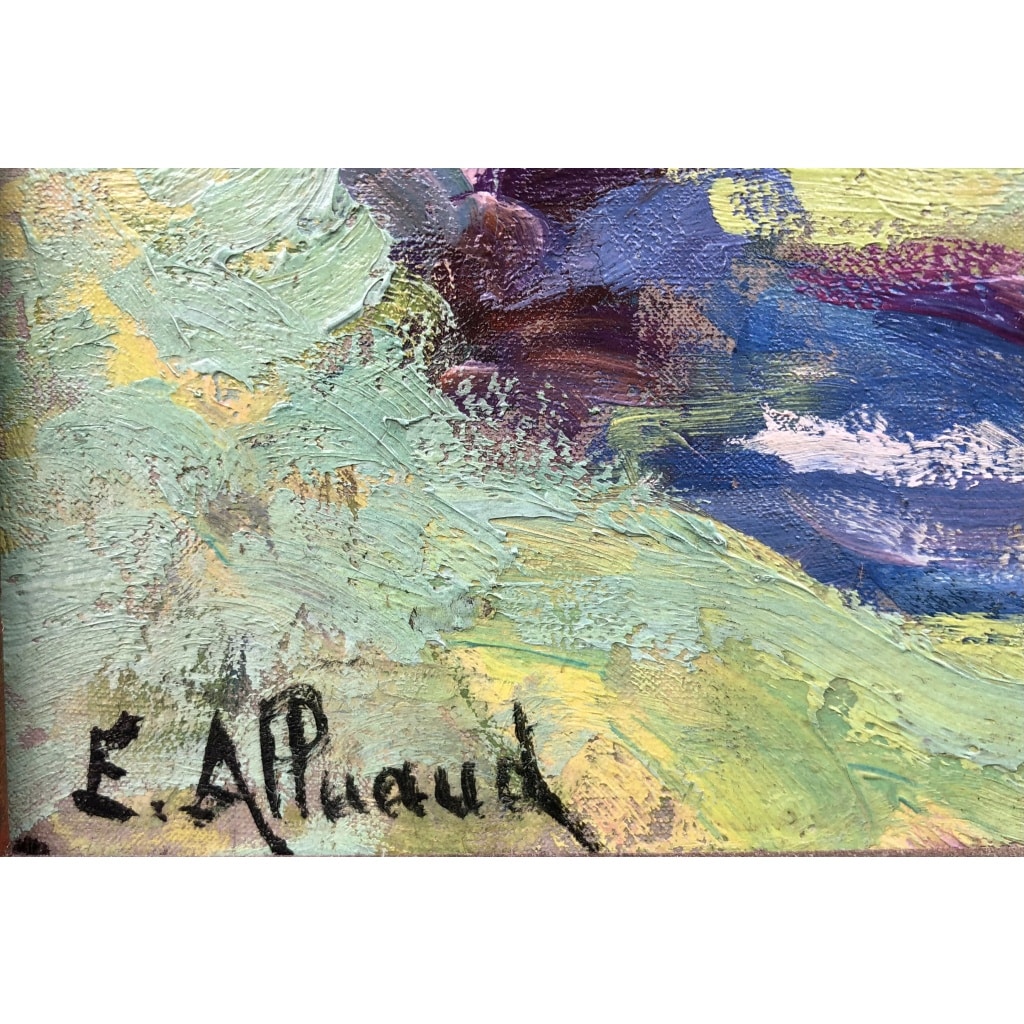 ALLUAUD Eugène Parc Victor Thuillat à Limoges Ecole Française 20è Siècle Huile sur toile Signée ​​​​​​​Certificat d’authenticité | Biron 