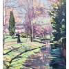 ALLUAUD Eugène Parc Victor Thuillat à Limoges Ecole Française 20è Siècle Huile sur toile Signée ​​​​​​​Certificat d’authenticité | Biron 