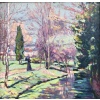ALLUAUD Eugène Parc Victor Thuillat à Limoges Ecole Française 20è Siècle Huile sur toile Signée ​​​​​​​Certificat d’authenticité | Biron 